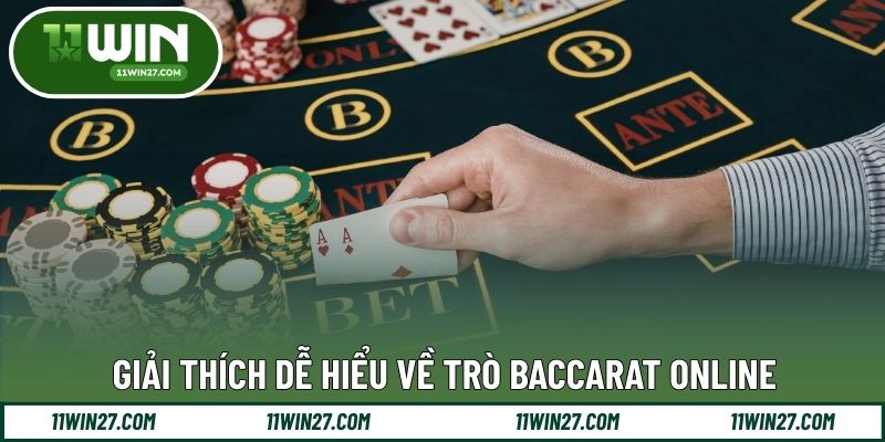 Giải thích dễ hiểu về trò baccarat online