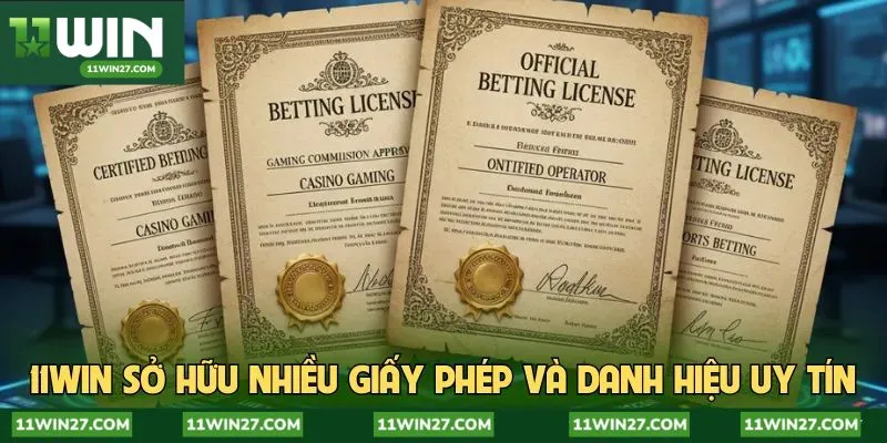 Nền tảng được cấp phép hoạt động hợp pháp bởi các tổ chức uy tín nhất thế giới
